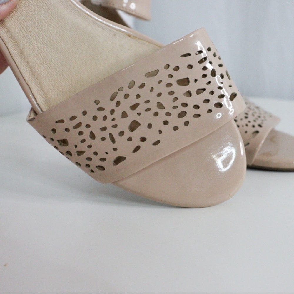 MIZ MOOZ Wynn Nude Faux Patent Leather Sandals - Picture 10 of 16